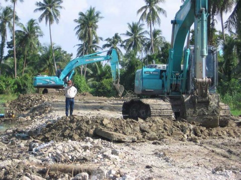 บริการรับเหมาถมดิน บางเลน บริการรับเหมาถมดิน บางเลน